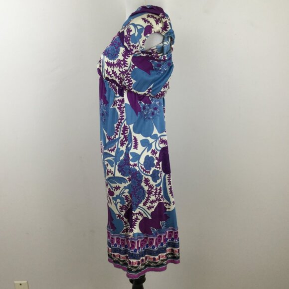 Vintage Hale Bob Silk Jersey Dress xs - Picture 4 of 9